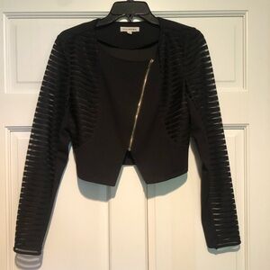 Black Cropped Jacket